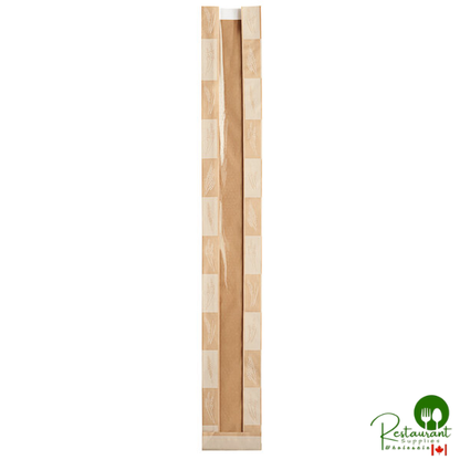 Bagcraft Packaging 300893 EcoCraft 3 1/2" x 2" x 26" Dubl-Panel® Artisan Bread Bag - 500/Case