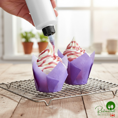 Satin Ice Purple Vanilla Glitter Glaze 10 oz. - 3/Case