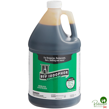 National Chemicals Inc. 11003 BTF Iodophor Brewery Equipment Sanitizer 1 Gallon - 4/Case