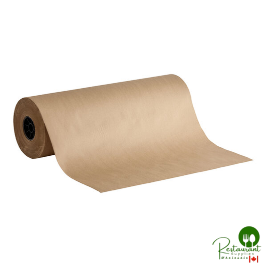 4" x 1000' 35 lb. Natural Kraft Void Fill Packing Paper Roll By Prime