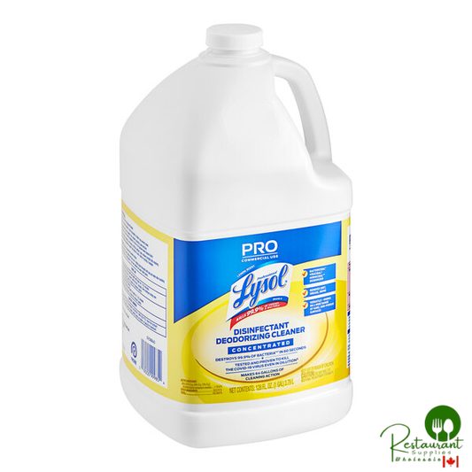 Lysol RAC99985CT 1 Gallon Disinfectant Deodorizing Concentrated Cleaner - 4/Case