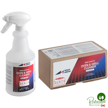 TurboChef 32 oz. Non-Caustic Oven and Grill Cleaner Powder with Bottle and Foam Sprayer - 16/Case