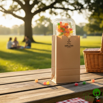 Duro Husky Dubl Life 6 lb. Heavy Duty Natural Kraft Paper Bag - 400/Bundle