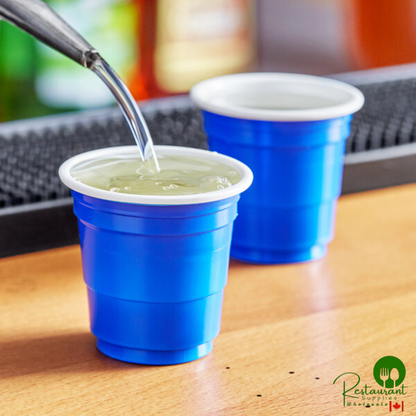 2 oz. Blue Plastic Shot Cup By Prime - 1,000/Case