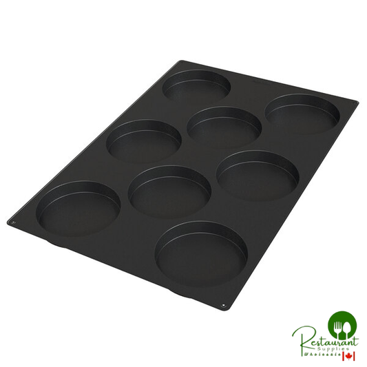 Silikomart SQ068 8 Compartment Disco Silicone Baking Mold - 5 1/2" x 5 1/2" x 15/16" Cavities
