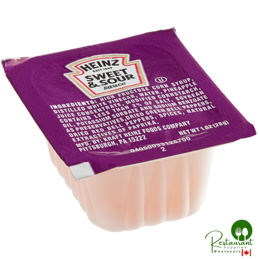 Heinz 1 oz. Sweet and Sour Sauce Portion Cups - 100/Case