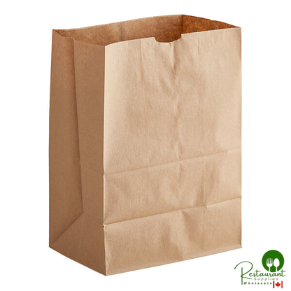 Duro 1/8 Natural Kraft Paper Barrel Sack - 500/Bundle