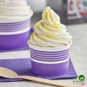 4 oz. Purple Paper Frozen Yogurt / Food Cup By Prime - 1,000/Case