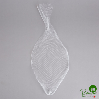 Royal Paper RMB1000CL 24" Clear Plastic Mesh Produce / Seafood Bag - 1,000/Case