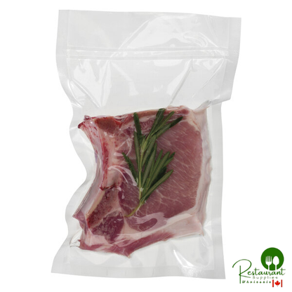 Hamilton Beach HVCP40610 6" x 10" In-Chamber Vacuum Seal Pouch 4 mil - 1,000/Case