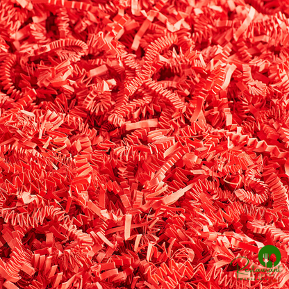 10 lb. Crinkle Paper Shred Red By Prime