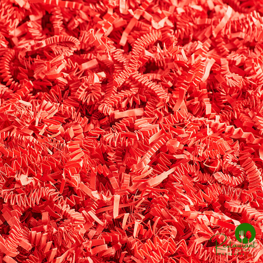 10 lb. Crinkle Paper Shred Red By Prime