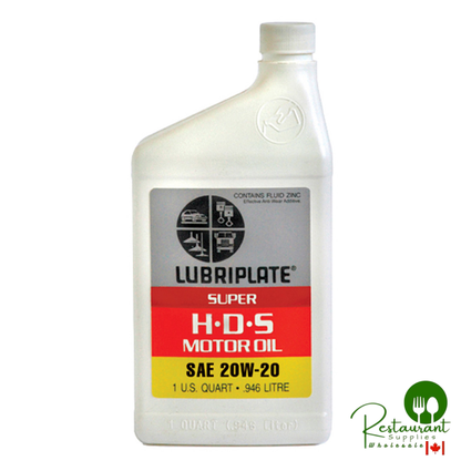 L0789-054 LUBRIPLATE SUPER HDS MOTOR OIL SAE 5W-20 – CASE OF 12 – 1 QUART BOTTLES