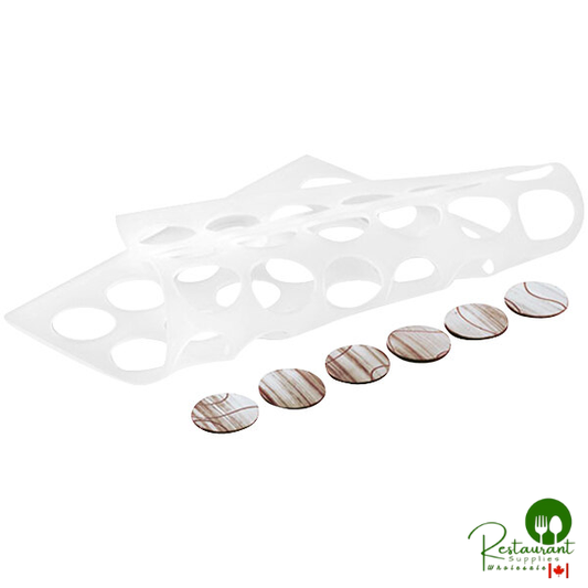 Silikomart CHABLON ROUND 26 Compartment Silicone Baking Mold - 1 3/16" Cavities - 2/Pack