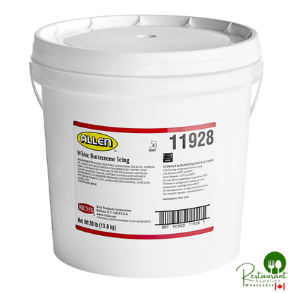 Rich's White Buttrcreme Icing - 30 lb. Pail
