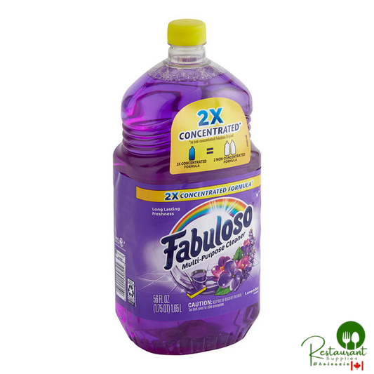 Fabuloso CPC53041CT 56 oz. Concentrated Formula Lavender Scent Multi-Purpose Cleaner - 6/Case