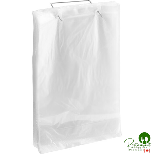 LK Packaging 10BG-097515W 9 3/4" x 4 1/2" x 15" Plastic Food / Bread Bag on Wicket Dispenser - 1,000/Box