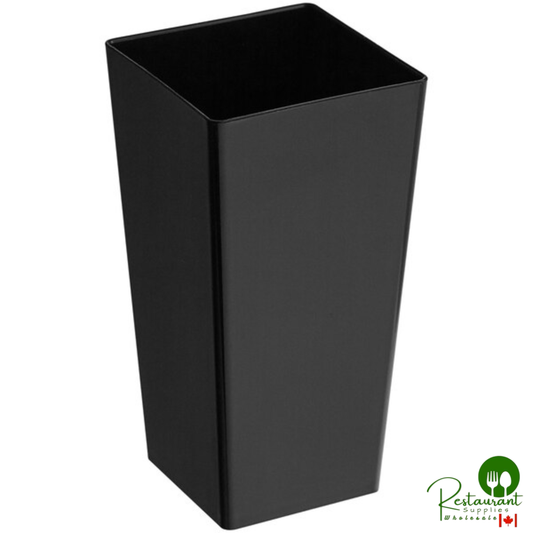 Black Square Plastic Mini Cup 3 oz. By Prime - 200/Case