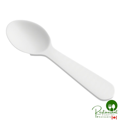 3" White Plastic Tasting Spoon By Prime - 3,000/Case