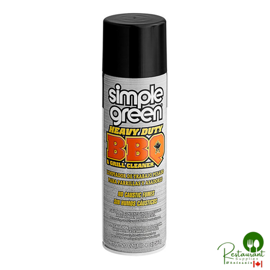 Simple Green 310001260014 20 oz. Aerosol Heavy-Duty BBQ and Grill Cleaner - 12/Case