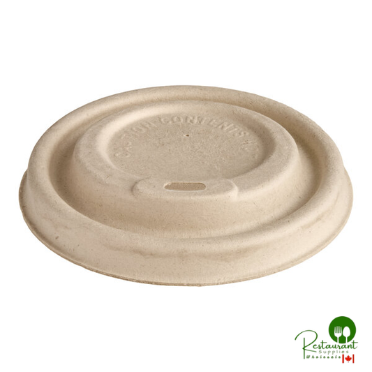 World Centric Fiber Sip Lid for 10-20 oz. Paper Hot Cups - 1,000/Case