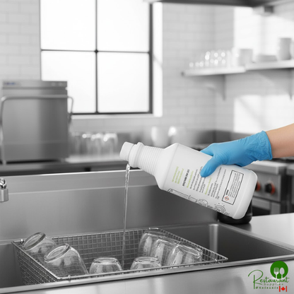 National Chemicals Inc. 21012 LFD Low Foam Concentrate Bar Glass Liquid Detergent 32 oz. - 12/Case