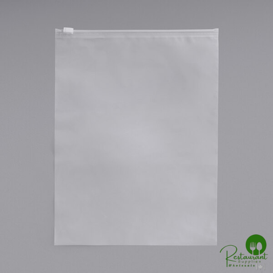 16" x 18" 3 Mil Clear LDPE Slider Top Bag By Prime - 250/Case
