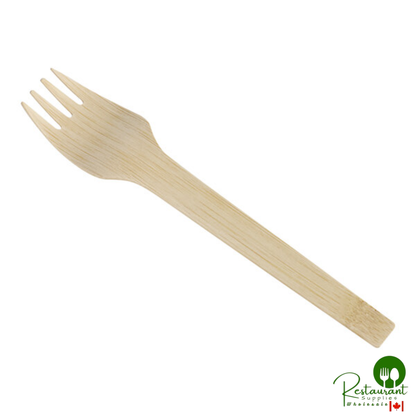 Bambu® 061500 Veneerware® 6 1/2" Disposable Bamboo Fork - 250/Case