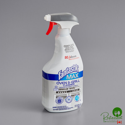 SC Johnson 323562 fantastik® Max 32 fl. oz. Oven and Grill Spray Cleaner - 8/Case