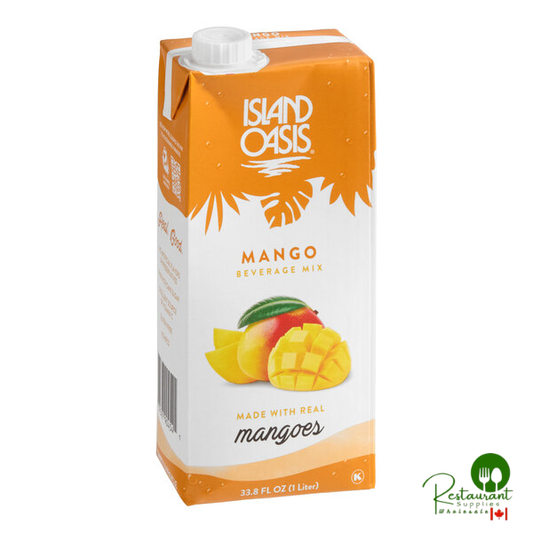 Island Oasis Mango Beverage Mix 1 Liter - 12/Case