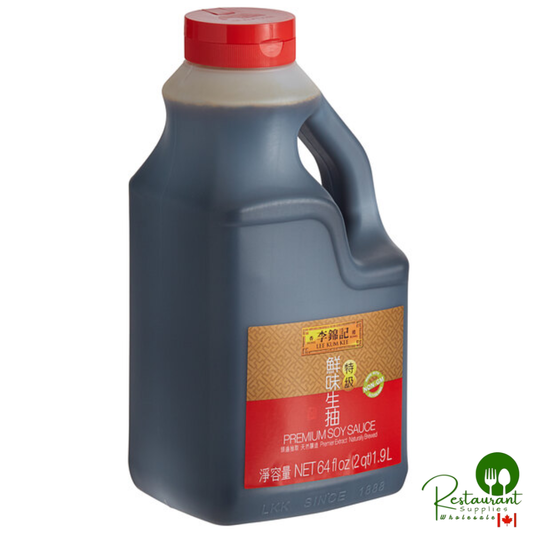 Lee Kum Kee 1/2 Gallon Premium Soy Sauce - 6/Case