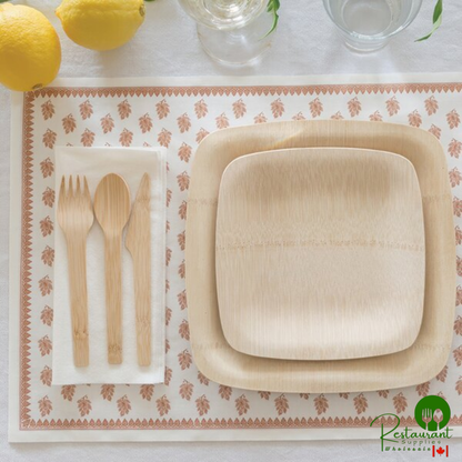 Bambu® 061700 Veneerware® 6 1/2" Disposable Bamboo Knife - 250/Case