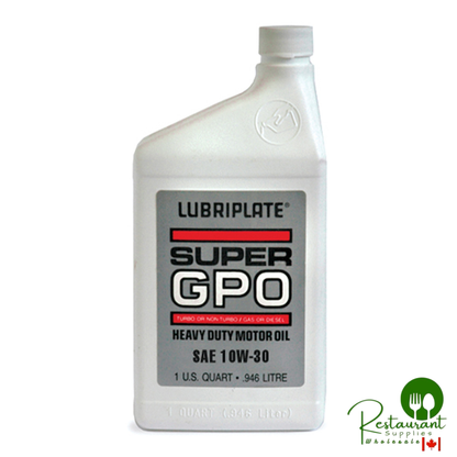 L0754-054 LUBRIPLATE GPO MOTOR OIL SAE 10W-30 – CASE OF 12 – 1 QUART BOTTLES