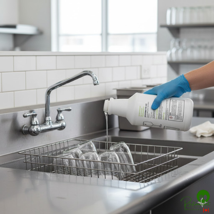 National Chemicals Inc. 21002 TDC Triple Duty Concentrate Bar Glass Liquid Detergent 32 oz. - 12/Case