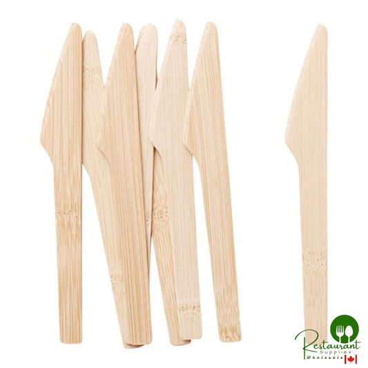 Bambu® 061700 Veneerware® 6 1/2" Disposable Bamboo Knife - 250/Case