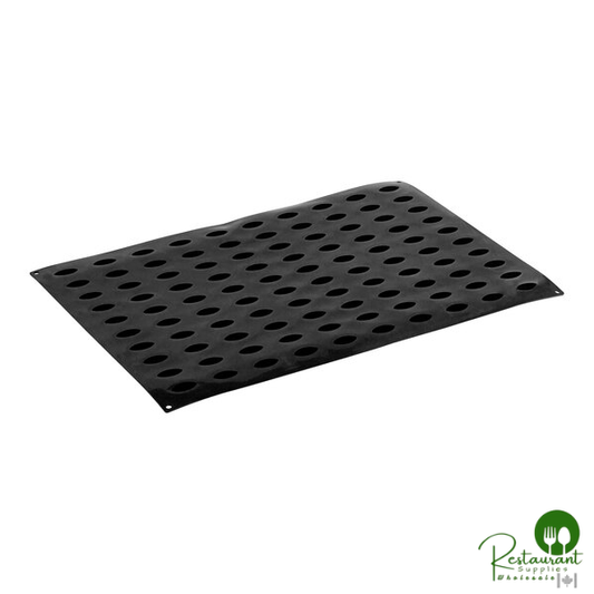 Pavoni Pavoflex 100 Compartment Quenelle Silicone Baking Mold PX072 - 1 11/16" x 3/4" x 3/4" Cavities