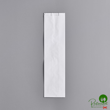 Bagcraft Packaging 300165 5 1/4" x 3 1/4" x 20" White Bread Bag - 1,000/Case