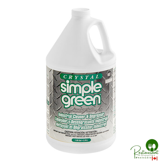 Simple Green Crystal 0610000619128 1 Gallon Concentrated Industrial Cleaner and Degreaser - 6/Case
