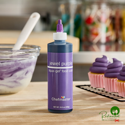 Chefmaster Jewel Purple Liqua-Gel Food Coloring 10.5 oz.