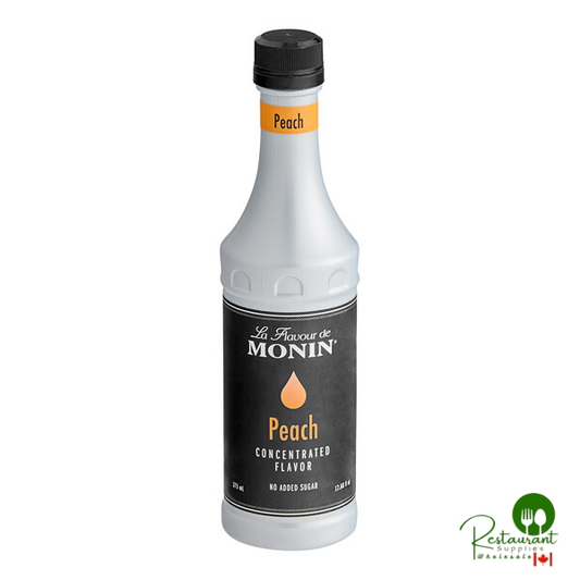 Monin Peach Concentrated Flavor 375 mL - 4/Case