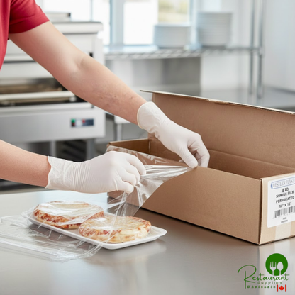 Western Plastics 510 16" x 16" 60 Gauge Perforated All-Purpose Shrink Wrap - 1,000/Roll