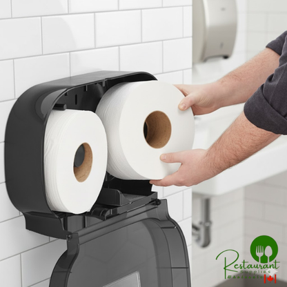 Tork Universal T22 2-Ply 1000' Jumbo Toilet Paper Roll with 9" Diameter - 12/Case