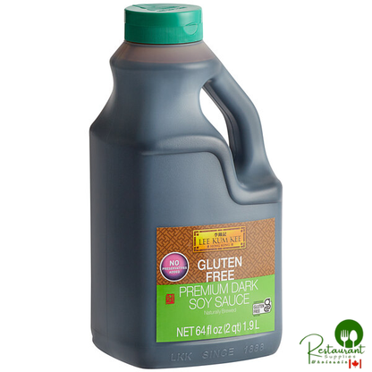 Lee Kum Kee Gluten-Free Premium Dark Soy Sauce 1/2 Gallon - 6/Case
