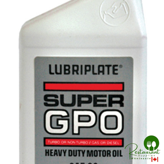 L0749-054 LUBRIPLATE GPO MOTOR OIL SAE 30 – CASE OF 12 – 1 QUART BOTTLES