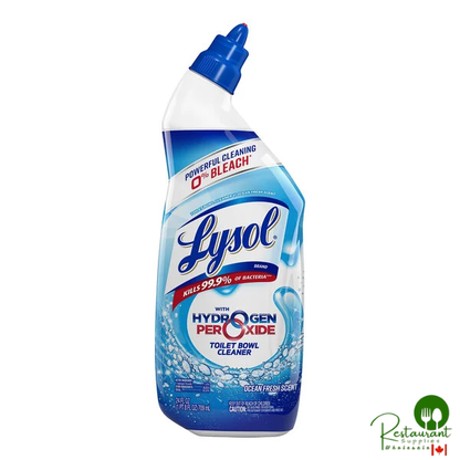 Lysol RAC98011 24 oz. Hydrogen Peroxide Toilet Bowl Cleaner - 9/Case