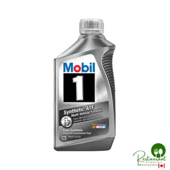 MOBIL 1 100% SYNTHETIC DEXRON®/MERCON® TRANSMISSION FLUID – CASE OF 6 – 1 QUART BOTTLES