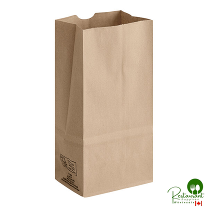 Duro Husky Dubl Life 5 lb. Heavy Duty Natural Kraft Bag - 400/Bundle