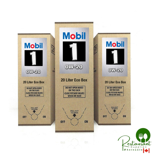 MOBIL 1 0W-20 100% SYNTHETIC ENGINE OIL – 20 Liter ECO BOX – SINGLE BOX
