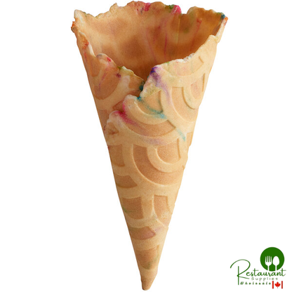 The Konery Birthday Cake Waffle Cones - 144/Case