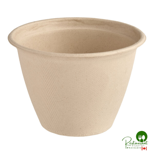 World Centric 16 oz. Compostable Fiber Barrel Bowl - 500/Case